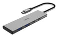 EAN 4047443542533 - Hama 00200147 hub de interfaz USB Tipo C 10000 Mbit/s Gris imagen 1