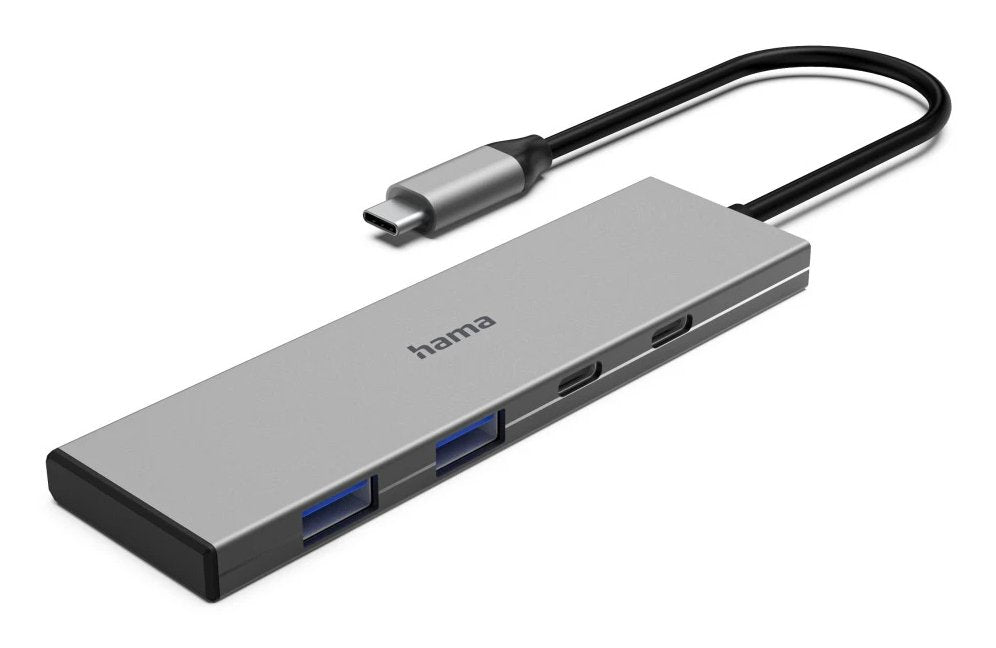 EAN 4047443542533 - Hama 00200147 hub de interfaz USB Tipo C 10000 Mbit/s Gris imagen 1