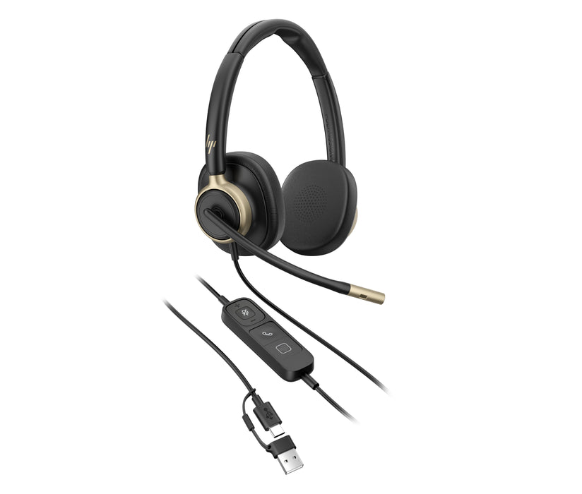 EAN 0199251821936 - HP Poly Mission 825 Stereo USB Wired Headset Negro imagen 17