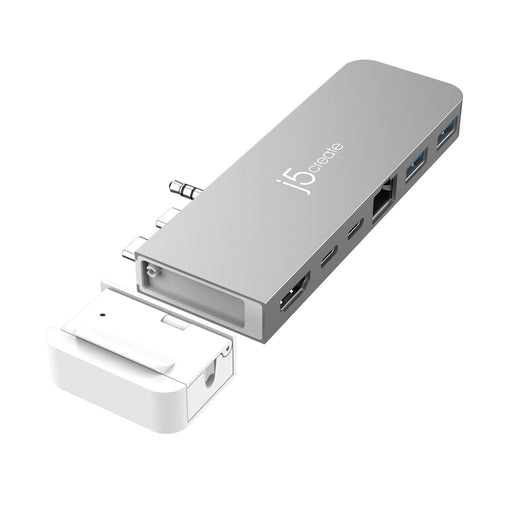 EAN 4712795086898 - j5create JCD395 Alámbrico USB 3.2 Gen 2 (3.1 Gen 2) Type-C Gris, Blanco imagen 2