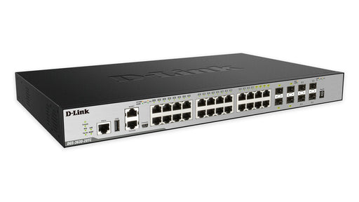 EAN 0790069472145 - D-Link DGS-3630-28TC switch Gestionado L3 Gigabit Ethernet (10/100/1000) 1U Negro imagen 1