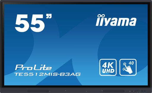 EAN 4948570123681 - iiyama TE5512MIS-B3AG pantalla de señalización Diseño de quiosco 139,7 cm (55") LCD Wifi 400 cd / m² 4K U imagen 2