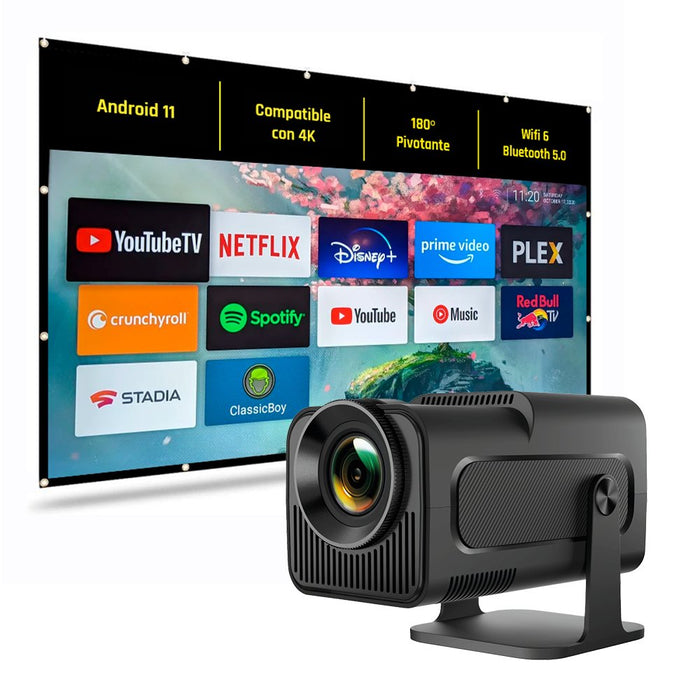 EAN 2529012511390 - iggual IGG319208+IGG318126 videoproyector 300 lúmenes ANSI LED 1080p (1920x1080) Negro imagen 1