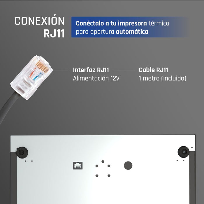 EAN 8435364316344 - iggual IRON-50 Cajón de efectivo automático y manual imagen 14