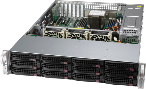 EAN 0672042446780 - Supermicro CSE-826BAC12-R802LPB carcasa de ordenador Estante Gris 800 W imagen 1