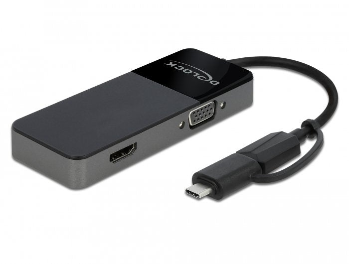 EAN 4043619640850 - DeLOCK 64085 base para portátil y replicador de puertos USB 3.2 Gen 1 (3.1 Gen 1) Type-A Negro imagen 2
