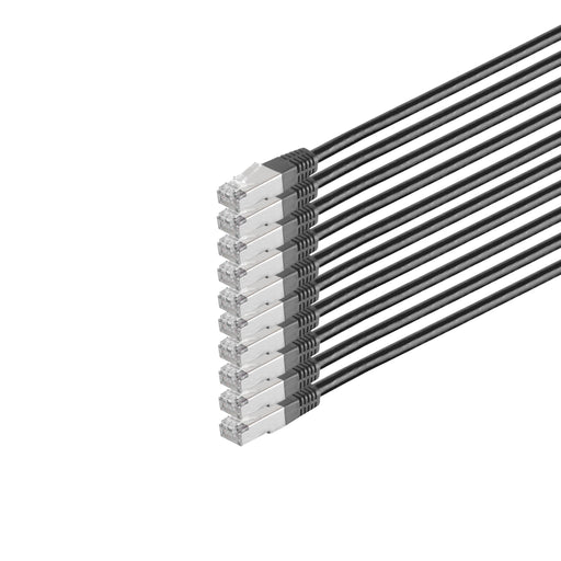 EAN 4017538063700 - S/CONN maximum connectivity 75711-H0.25S-SET10 cable de red Negro 0,25 m Cat6 S/FTP (S-STP) imagen 1