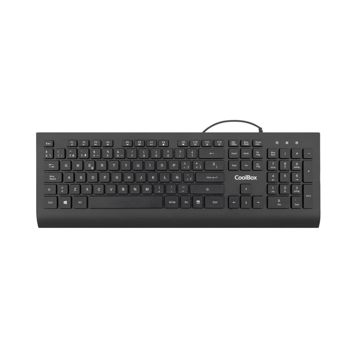 EAN 8436624423628 - CoolBox COO-TEC01-U teclado Hogar / Oficina QWERTY Español Negro imagen 1
