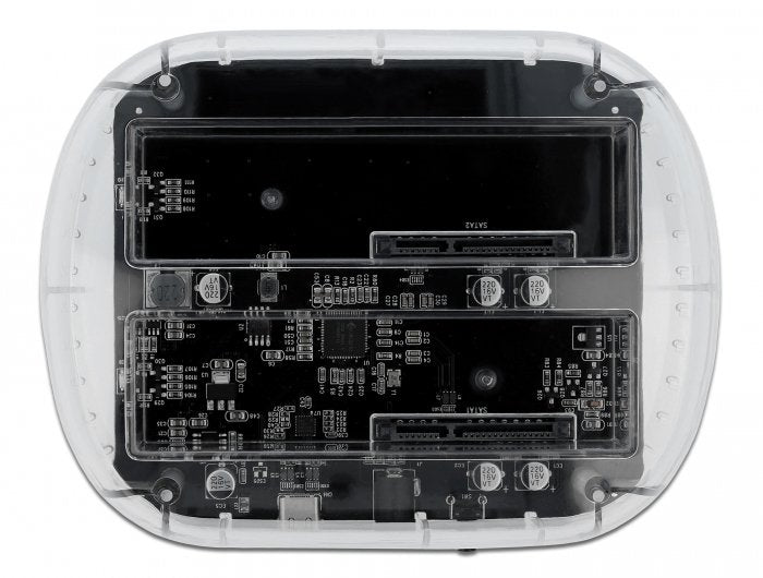 EAN 4043619640904 - DeLOCK 64090 base de conexión para disco duro USB 3.2 Gen 1 (3.1 Gen 1) Type-C Transparente imagen 2