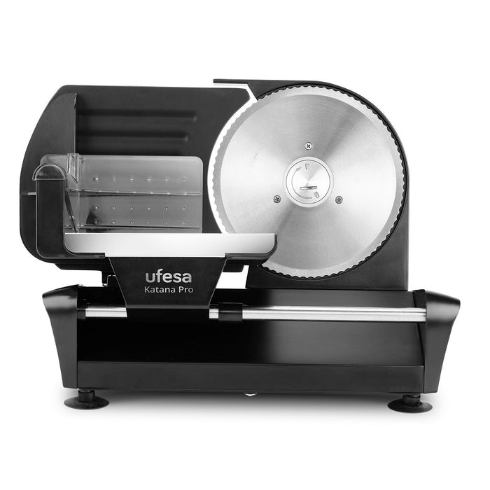 EAN 8422160058868 - Ufesa Katana Pro rebanadora Eléctrico 200 W Negro, Acero inoxidable Plástico, Acero inoxidable imagen 3