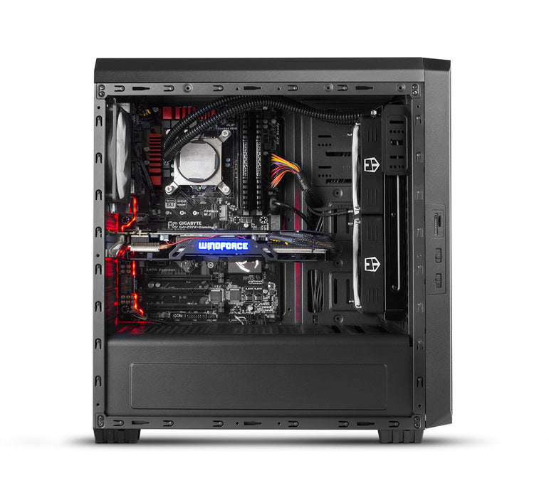 EAN 8436532164408 - NOX NXHUMMERZS carcasa de ordenador Midi Tower Negro imagen 15