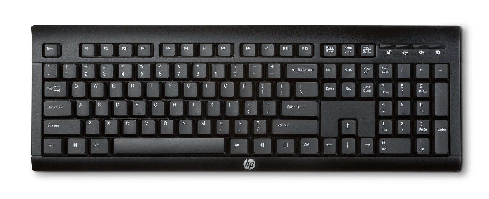 EAN 0887758651254 - HP K2500 Wireless Keyboard teclado Hogar RF inalámbrico Negro imagen 1
