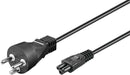 EAN 5706998774583 - Microconnect PE120810 cable de transmisión Negro 1 m Enchufe tipo K C5 acoplador imagen 1