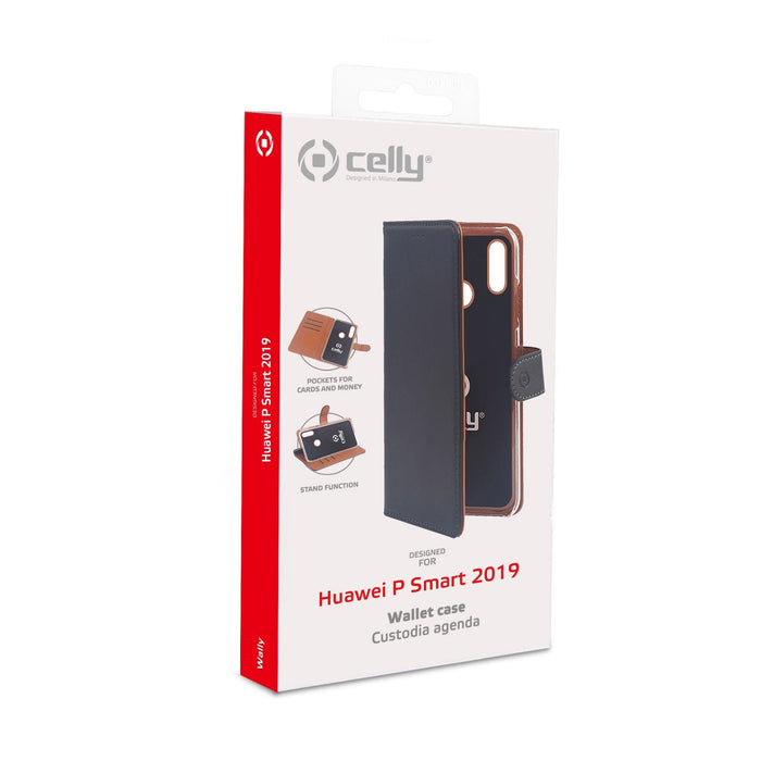 EAN 8021735747857 - Celly WALLY820 funda para teléfono móvil 15,8 cm (6.21") Funda cartera Negro, Marrón imagen 5