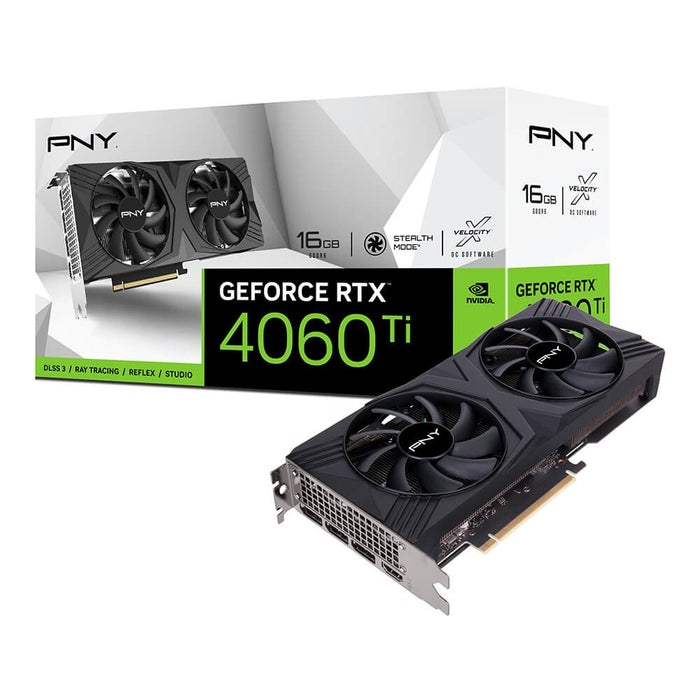 EAN 0751492779010 - PNY GeForce RTX 4060 Ti VERTO Dual Fan NVIDIA 16 GB GDDR6 imagen 1