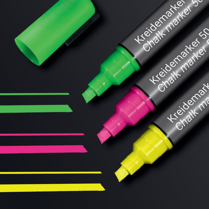 EAN 4004360794452 - Sigel BA182 marcador de tiza Cincel Verde, Rosa, Amarillo 3 pieza(s) imagen 2