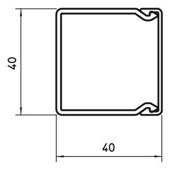 EAN 4012196667697 - Obo Bettermann 6027016 accesorio para sistema de ducto para canal Protector frente a polvo y suciedad imagen 2