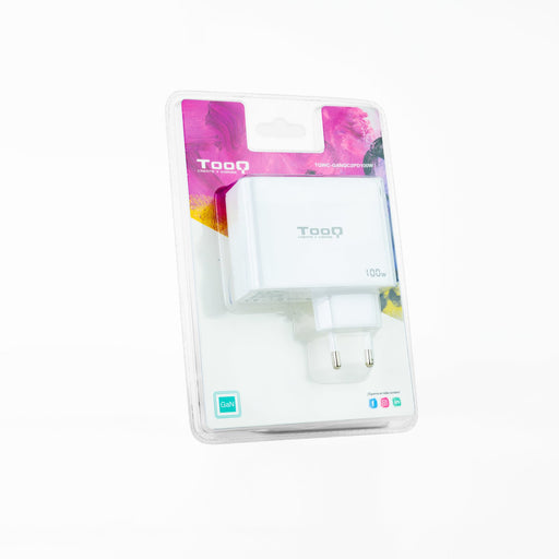 EAN 8433281013216 - TooQ TQWC-GANQC2PD100W cargador de dispositivo móvil Universal Corriente alterna Interior imagen 2