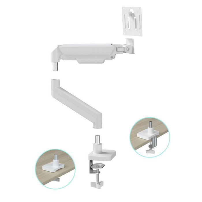EAN 8716309135436 - Gembird MA-DA1-04-W soporte para monitor 81,3 cm (32") Escritorio Blanco imagen 16
