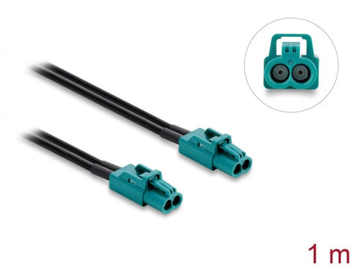 EAN 4043619915675 - DeLOCK 91567 cable coaxial 1 m Mini FAKRA Z dual Negro, Azul imagen 1
