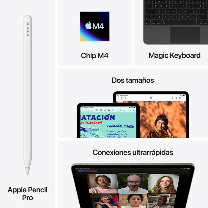 EAN 195950786316 - Apple iPad Air 5G Apple M LTE-TDD & LTE-FDD 33 cm (13") 12 GB Wi-Fi 7 (802.11be) iPadOS 26 Beige imagen 9