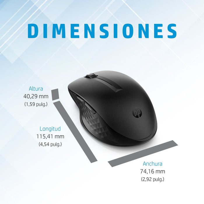 EAN 5715063708224 - HP 435 Multi-Device Wireless Mouse ratón Oficina Ambidextro RF Wireless + Bluetooth 4000 DPI imagen 5