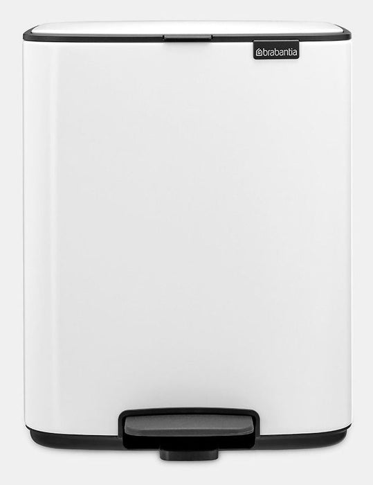 EAN 8710755236907 - Brabantia Bo Pedal Bin 12 L Rectangular Acero Blanco imagen 1