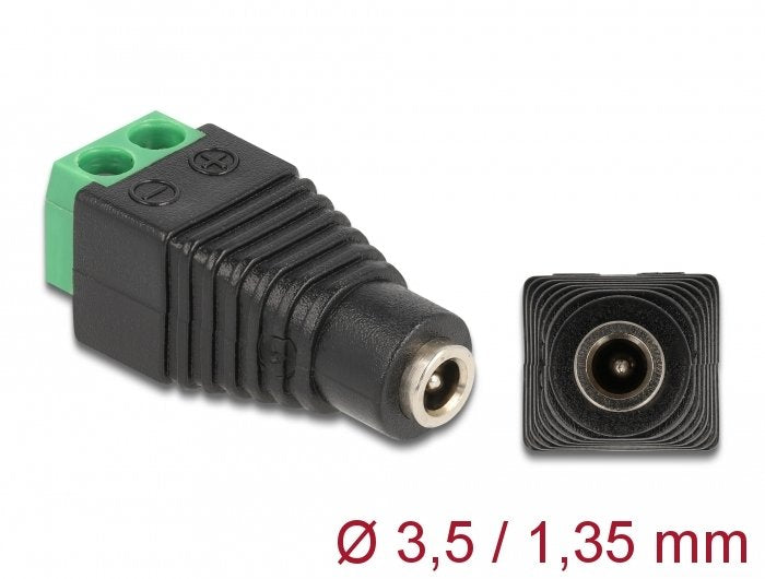 EAN 4043619667307 - DeLOCK 66730 bloque de terminales Negro, Verde imagen 2