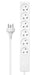 EAN 5715063118627 - Microconnect MC-GRU0605DKW base múltiple 5 m 6 salidas AC Interior Blanco imagen 2