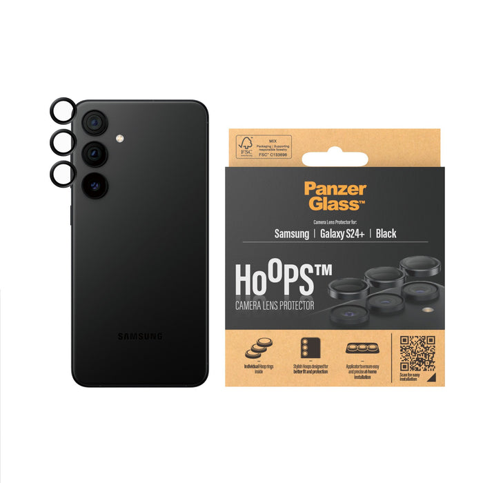 EAN 5711724012082 - PanzerGlass ® Hoops® Camera Lens Protector Black Samsung Galaxy S24+ Protector de pantalla 1 pieza(s) imagen 2