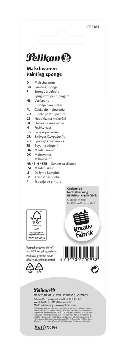 EAN 4012700700988 - Pelikan 700986 esponja para pintar Amarillo 2 pieza(s) imagen 2