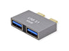 EAN 7630049629066 - ROLINE 12.03.2947 cambiador de género para cable 2x USB Type C 2x USB Type A Plata imagen 3