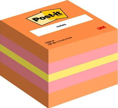 EAN 4001895853821 - Post-It 2051-P nota autoadhesiva Plaza Naranja, Rosa, Amarillo 400 hojas Autoadhesivo imagen 1