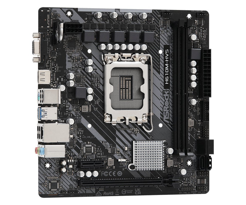 EAN 4710483936678 - Asrock H610M-HVS Intel H610 LGA 1700 micro ATX imagen 4