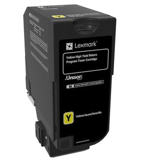 EAN 0734646601474 - Lexmark 74C2HY0 cartucho de tóner 1 pieza(s) Original Amarillo imagen 1