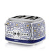 EAN 8003705122918 - Ariete 0156/0C 6 4 rebanada(s) 1630 W Blanco, Azul claro imagen 1