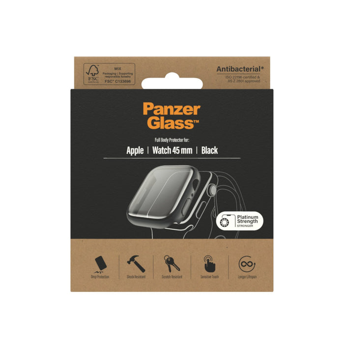 EAN 5711724036644 - PanzerGlass ® Full body Case Apple Watch Series 9 | 8 | 7 | 45mm | Black Protector de pantalla 1 pieza(s) imagen 3