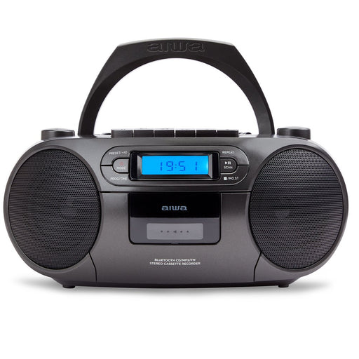 EAN 8435256897708 - Aiwa BBTC-550BK sistema estéreo portátil Digital 6 W FM, PLL Negro Reproducción MP3 imagen 1
