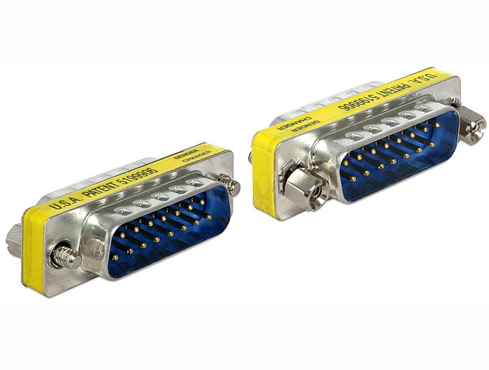 EAN 4043619654796 - DeLOCK 65479 cambiador de género para cable Sub-D 15 Plata imagen 1