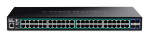 EAN 0710931162523 - Trendnet TPE-3524SF switch Gestionado Gigabit Ethernet (10/100/1000) Energía sobre Ethernet (PoE) imagen 2