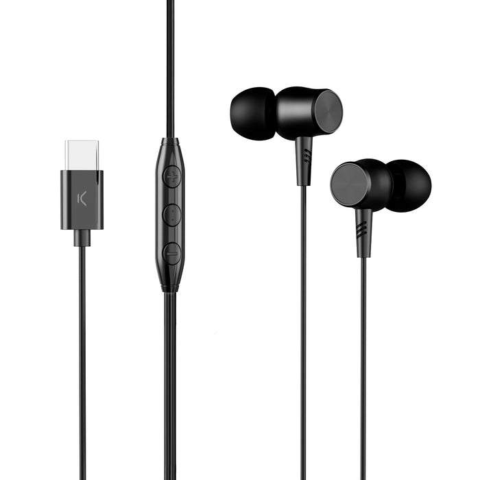 EAN 8427542134963 - Ksix BAU01N auricular y casco Alámbrico Dentro de oído Llamadas/Música/Deporte/Uso diario USB Tipo C imagen 1