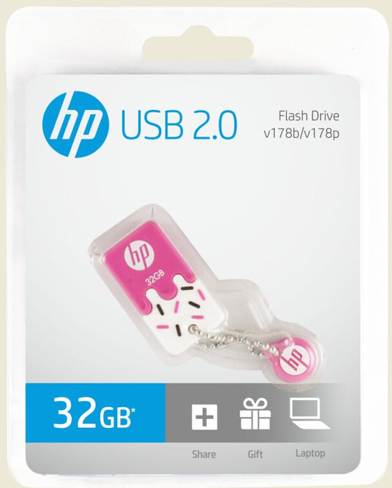 EAN 4712477114864 - PNY HP v178p 32GB unidad flash USB USB tipo A 2.0 Rosa, Blanco imagen 2