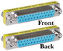 EAN 5705965885345 - Microconnect MOD25F25F cambiador de género para cable DB25 Azul imagen 1