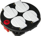 EAN 4007123148363 - Brennenstuhl 1081080 base múltiple 4 salidas AC Negro, Rojo, Blanco imagen 1