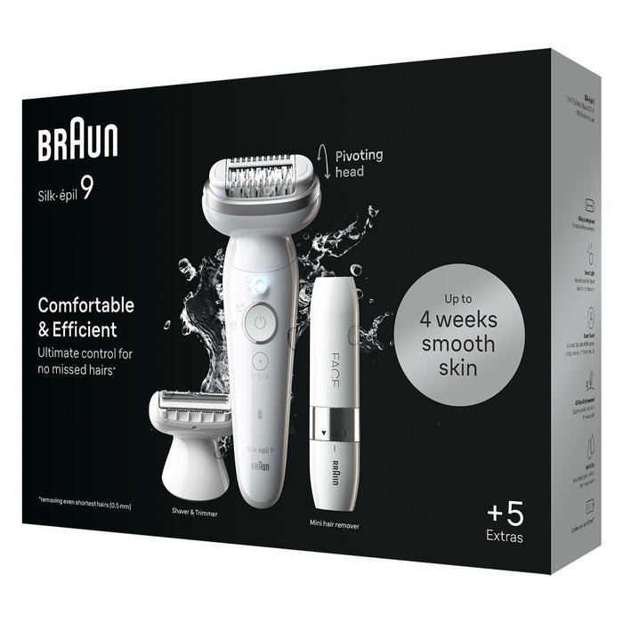 EAN 7500435225182 - Braun Silk-épil 9 9-341 depiladora 40 pinzas Blanco imagen 2