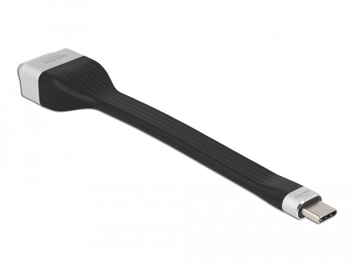 EAN 4043619867301 - DeLOCK 86730 adaptador de cable de vídeo 0,13 m USB Tipo C VGA (D-Sub) Negro, Plata imagen 1