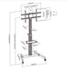 EAN 4015867235089 - Equip 650630 soporte para TV 2,18 m (86") Plata imagen 10