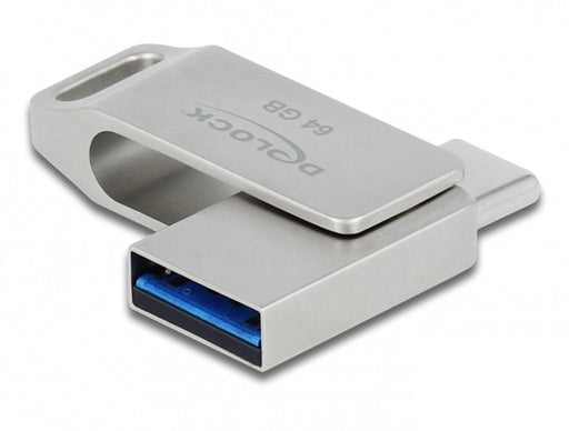 EAN 4043619540754 - DeLOCK 54075 unidad flash USB USB Type-A / USB Type-C 3.2 Gen 1 (3.1 Gen 1) Plata imagen 1