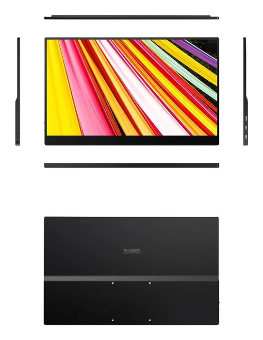 EAN 3760170885230 - Urban Factory PUM15UF monitor o TV portátil Monitor portátil Negro 39,6 cm (15.6") TFT 1920 x 1080 Pixele imagen 5