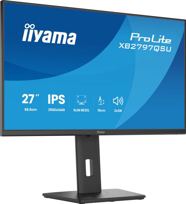 EAN 4948570125876 - iiyama ProLite XB2797QSU-B1 pantalla para PC 68,6 cm (27") 2560 x 1440 Pixeles Quad HD LED Negro imagen 7